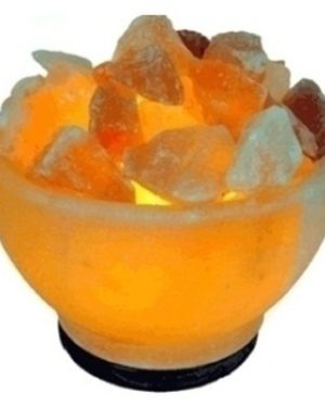 Lampada di Sale Himalayano forma braciere – Peso 4 kg