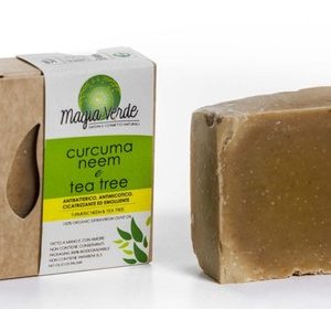 Sapone naturale curcuma, neem e tea tree