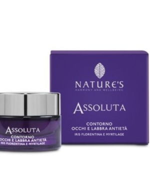 Assoluta Contorno occhi e labbra Antietà con Iris florentina e Myrtilage 15 ml