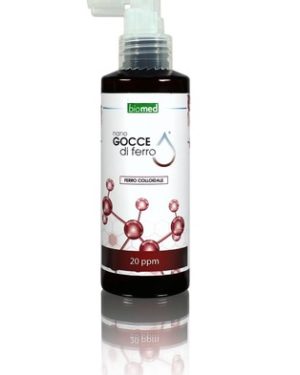 Nano Gocce di Ferro (Ferro Colloidale – 20 ppm) – Confezioe 150 ml