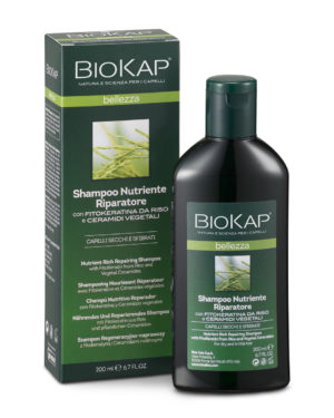 BioKap Shampoo Nutriente Riparatore Per capelli secchi e sfibrati – Confezione 200 ml