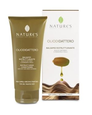 BALSAMO RISTRUTTURANTE OLIO DI DATTERO Per capelli danneggiati – Confezione 200 ml