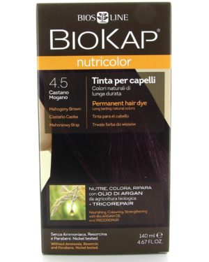 Biokap Nutricolor Tinta 4.5 Castano Mogano – Confezione 140 ml