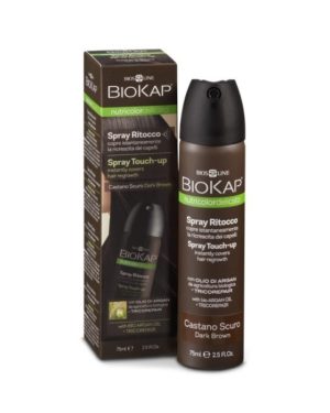 Biokap Spray Ritocco Ricrescita Colore Castano Scuro – Confezione 75 ml