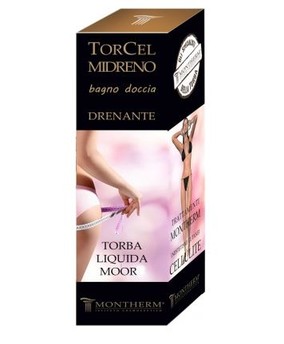 TORCEL MIDRENO Torba Liquida Moor Bagno Doccia Drenante – Confezione 125 ml