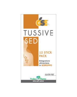 GSE Tussive Sed – Confezione 12 Stick pack monodose da 10 ml