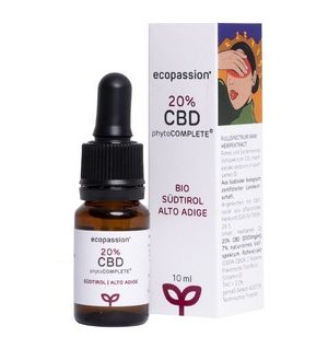 CBDphytoCOMPLETE 20% – Confezione 10 ml