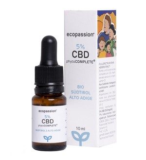 CBDphytoCOMPLETE 5% CBD – Confezione 10 ml