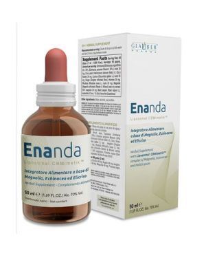 Enanda Forza Vitale Complesso Liposomale di FitoCannabinoidi – Confezione 50 ml