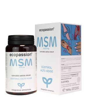 Ecopassion MSM (1000mg) cannabis sativa oleum – 90 cap