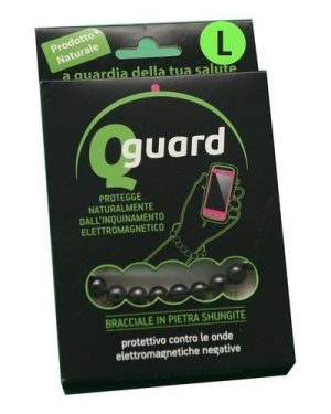 Bracciale in pietra di shungite Taglia L – Q-Guard