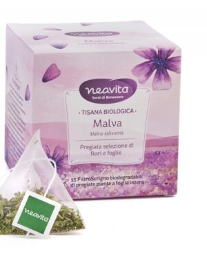 Tisana malva fiori e foglie bio 15 filtri 1,2 g