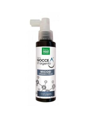 Nano gocce d’argento MICOSI unghie e pelle 110 PPM – 100 ml