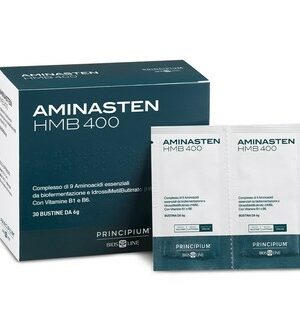 Principium AMINASTEN HMB 400 – Confezione 30 Bustine da 6 gr