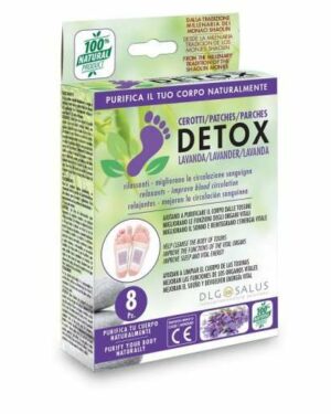 Cerotti detox piedi LAVANDA – 8 pz