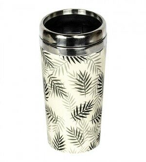 TAZZA BAMBOO MUG LEAFS