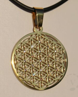 Fiore della Vita by VitaLation® placcato oro