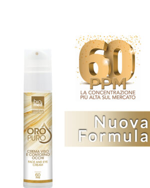 Crema viso e contorno occhi all’oro colloidale puro
