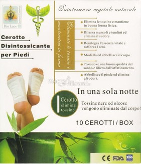Detox – Cerotto Disintossicante Per Piedi  BOX 10 pezzi