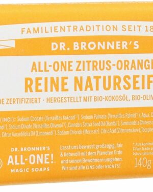 Dr. Bronner’s Saponetta Arancia-Agrumi